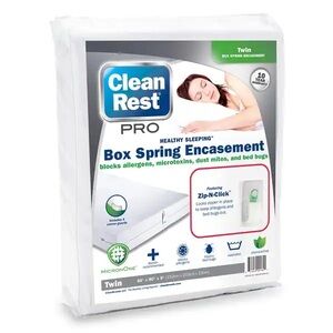 CleanRest Pro Zippered Box Spring Encasement - King